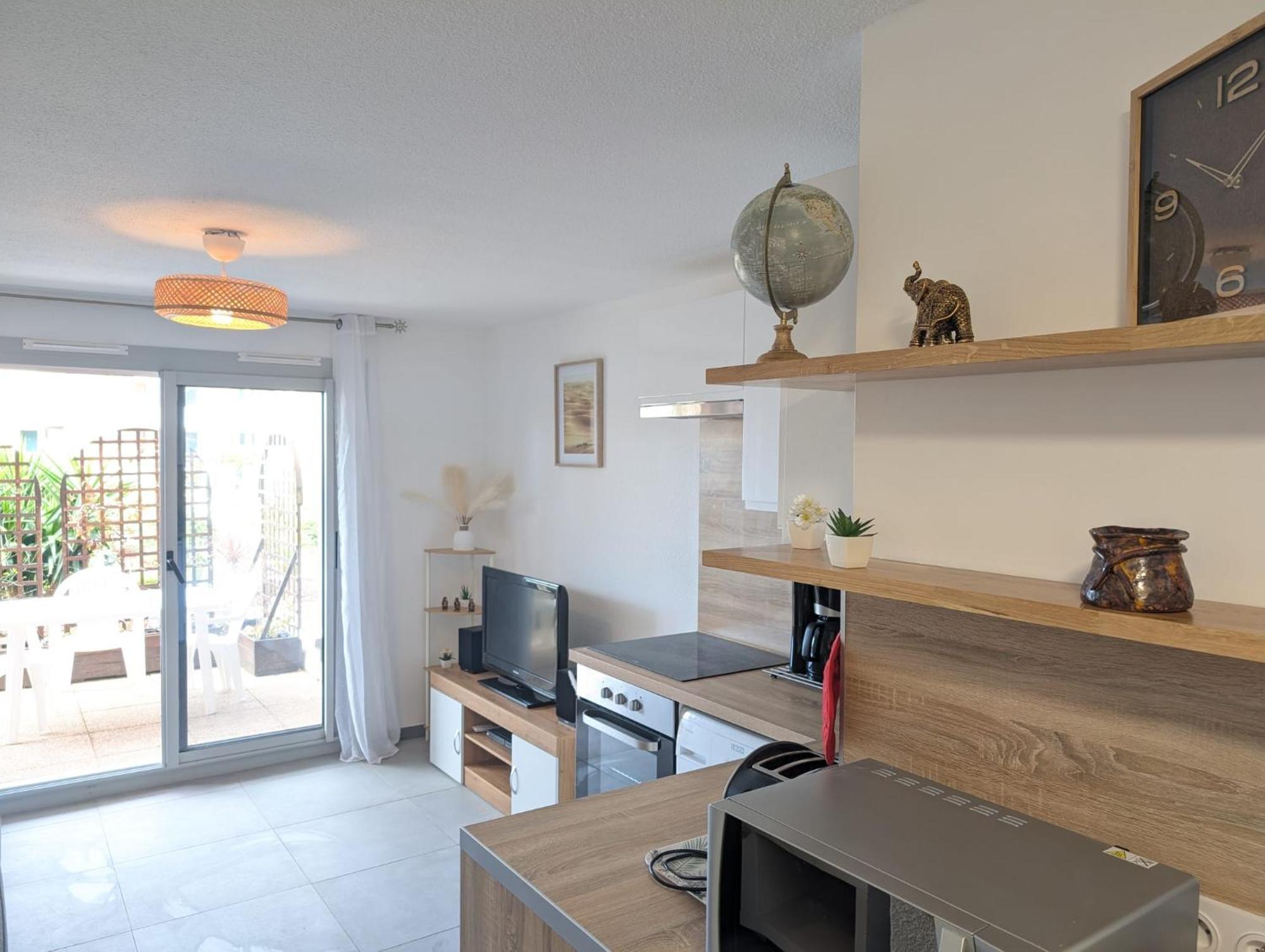 Studio Cabine 4 Personnes Cap D'Adge Agde Exterior foto